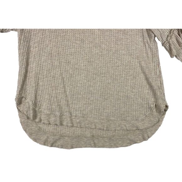 Democracy Lightweight Sweater Shirt Tan/Beige Long Sleeve Women's Size Medium - Picture 5 of 9